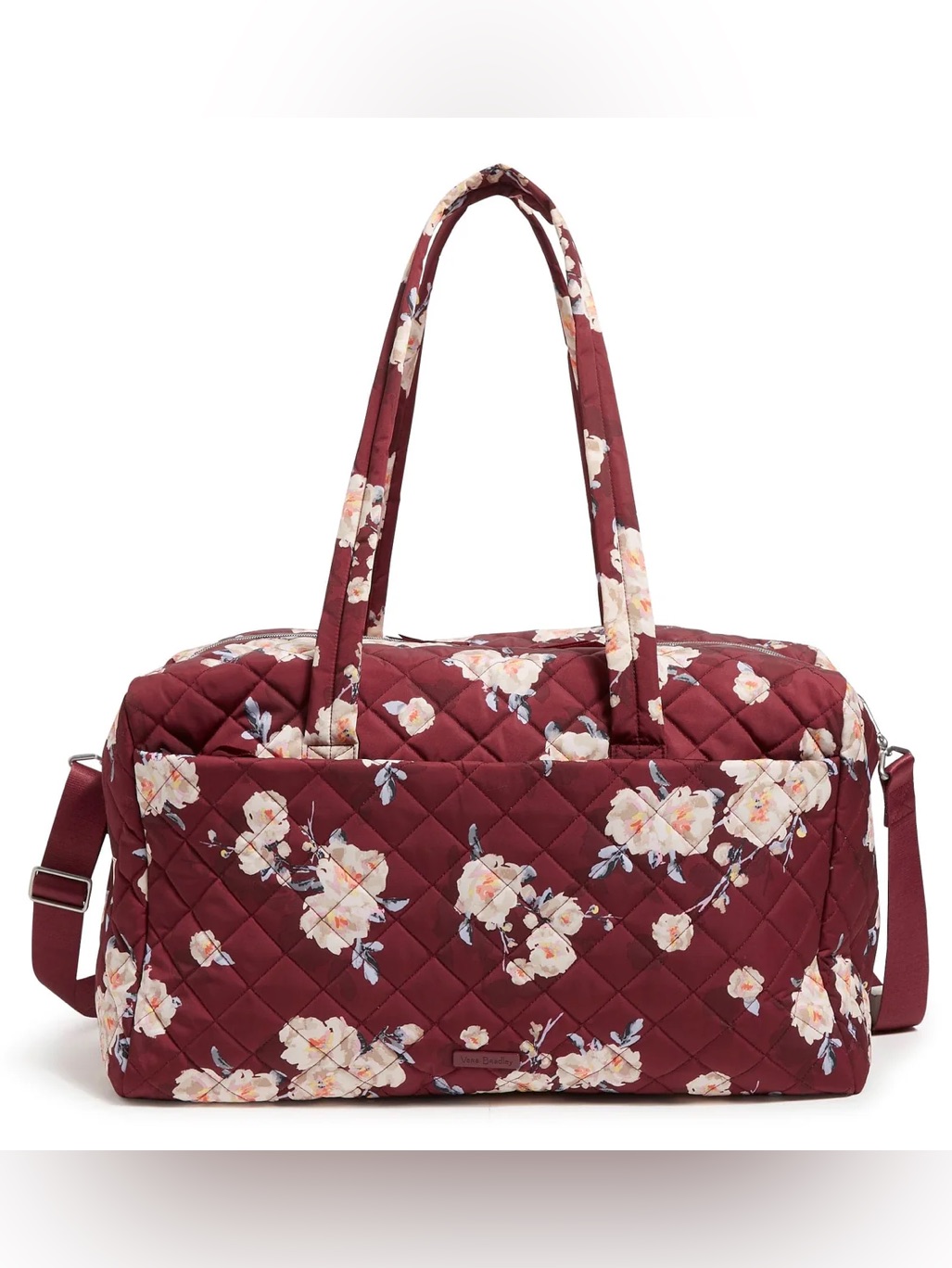 New Vera Bradley Large Travel Duffle Bag Blooms & Branches Performance Twill Nwt